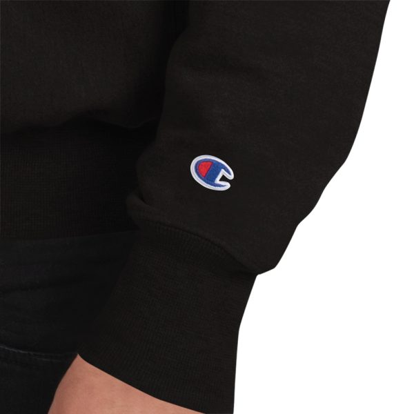 broad street kickboxing liberty bell champion crewneck closeup