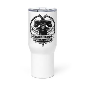 Broad Street Kickboxing - White Travel Mug Front