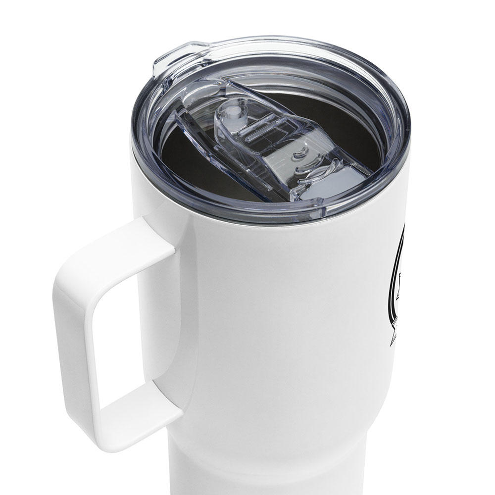 Broad Street Kickboxing - White Travel Mug Side - Broad Street Kickboxing Broad Street Kickboxing - White Travel Mug Side
