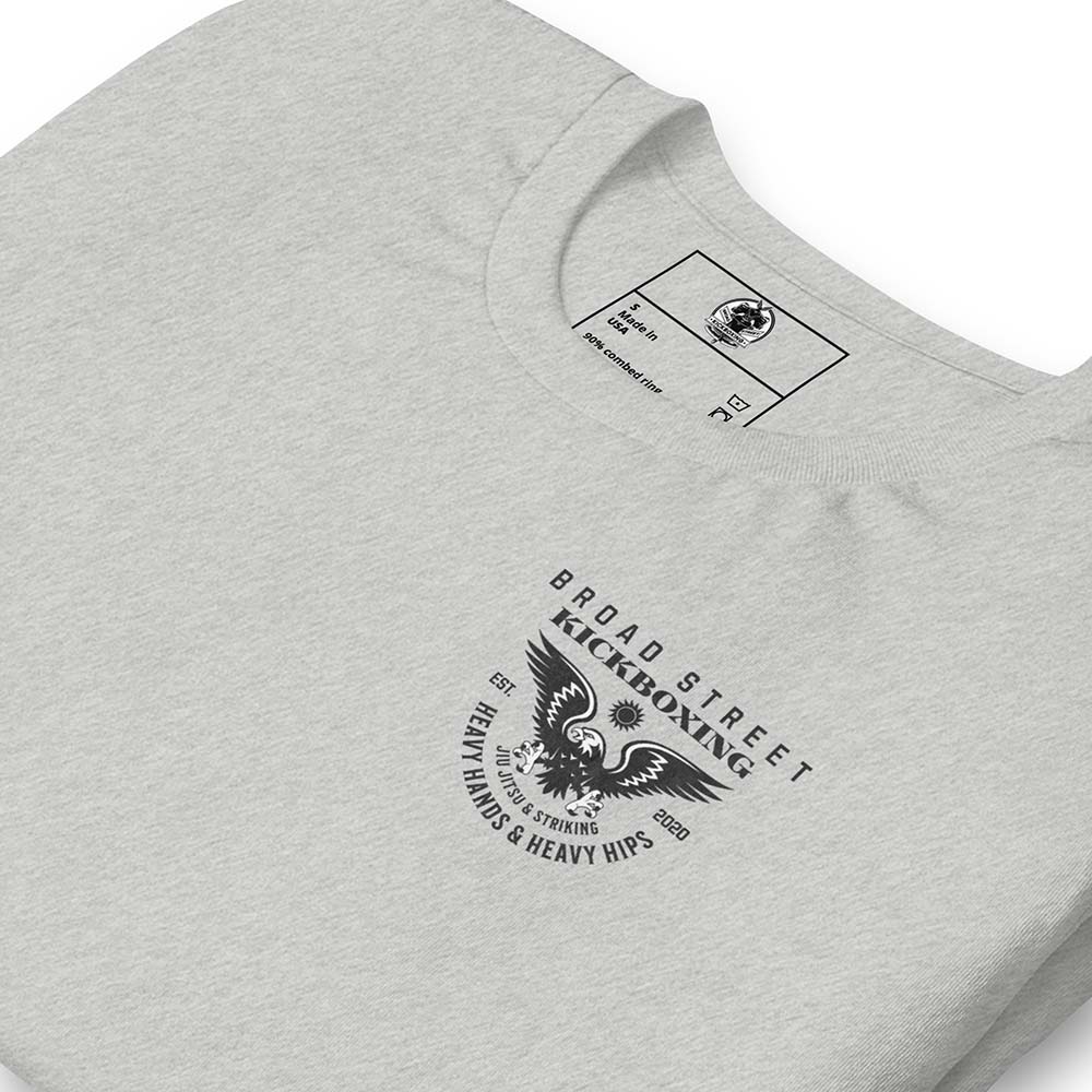 Broad Street Kickboxing - American Eagle BJJ T-Shirt - folded - Broad Street Kickboxing Broad Street Kickboxing - American Eagle BJJ T-Shirt - folded