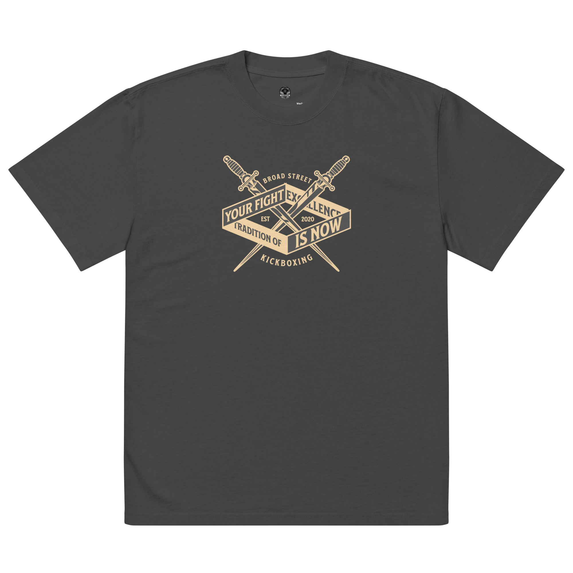 oversized-faded-t-shirt-faded-black-front-67b643a51ebdejpg - Broad Street Kickboxing
