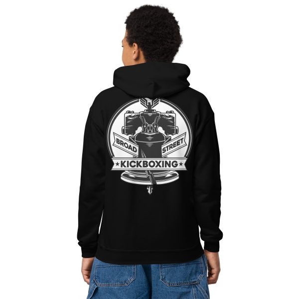 youth-heavy-blend-hoodie-black-back-683b4a55b3e50jpg - Broad Street Kickboxing